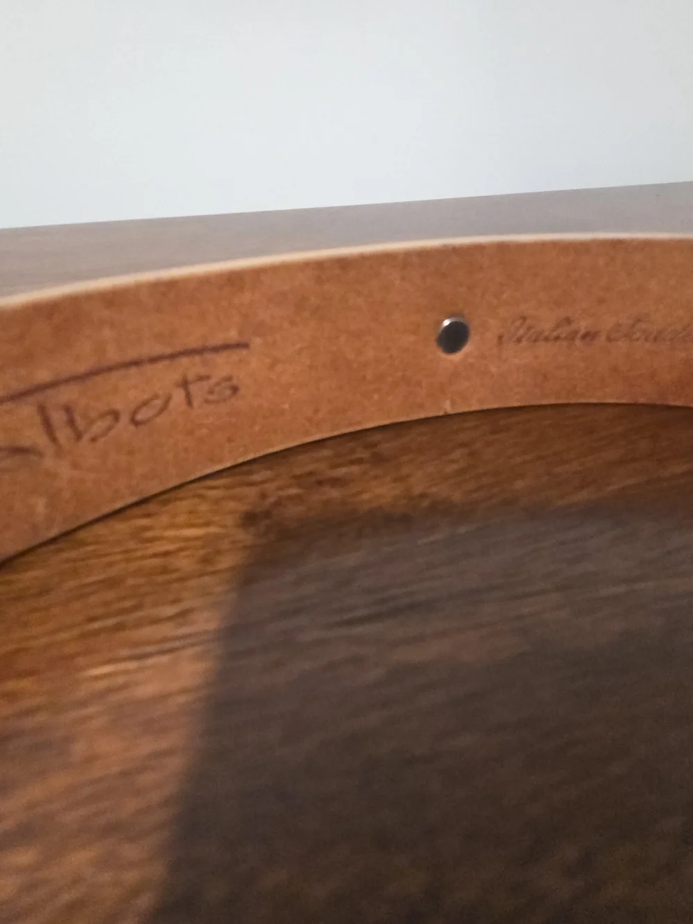 Vintage Talbots Italian Leather Shell Belt